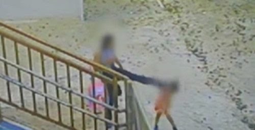 Menina de três anos é agredida pela mãe com chute na cabeça