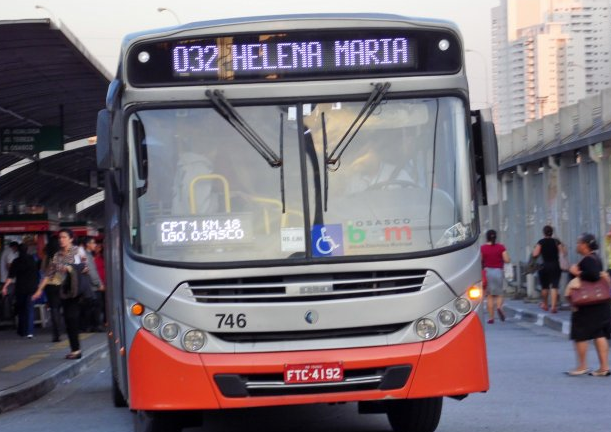 Linha 032 do Novo Osasco ao Terminal Helena Maria será descontinuada a partir de 2/6